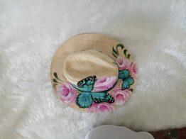 Sombrero Artesanales Mexicano de Palma Pintado a Mano y Decorado Hecho a Mano Venta Mayoreo Somos Fabricantes Sombrero18