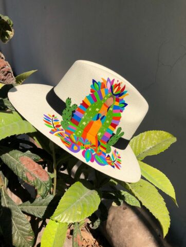 Sombrero Artesanales Mexicano de Palma Pintado a Mano y Decorado s Hecho a Mano Venta Mayoreo Somos Fabricantes Sombrero39